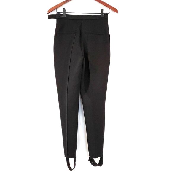 Baum Und Pferdgarten Black Stirrup Pants Front Seams XS - Picture 2 of 7